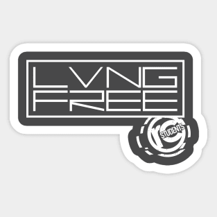 Living Free Sticker